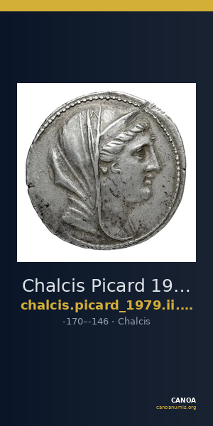 Chalcis Picard 1979 Series II issue 56-57 tetradrachm — CANOA