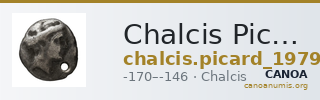 Chalcis Picard 1979 Series II issue 57-65 silver fractions — CANOA