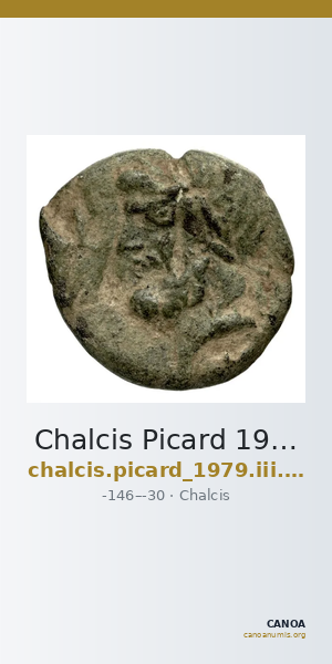 Chalcis Picard 1979 Series III 82-83 silver fractions — CANOA