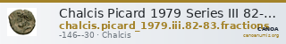 Chalcis Picard 1979 Series III 82-83 silver fractions — CANOA