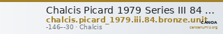 Chalcis Picard 1979 Series III 84 bronze unit — CANOA