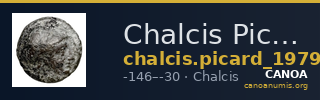 Chalcis Picard 1979 Series III 86-89 bronze double — CANOA