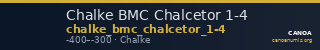 Chalke BMC Chalcetor 1-4 — CANOA