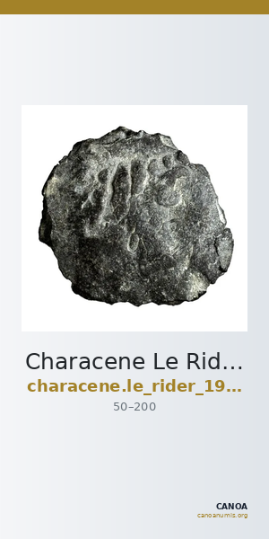 Characene Le Rider 1965 436-43 — CANOA