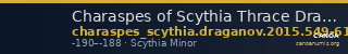 Charaspes of Scythia Thrace Draganov 2015 549-61 — CANOA