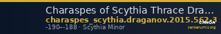 Charaspes of Scythia Thrace Draganov 2015 562-3 — CANOA
