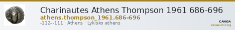 Charinautes Athens Thompson 1961 686-696 — CANOA