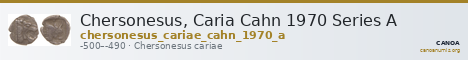 Chersonesus, Caria Cahn 1970 Series A — CANOA