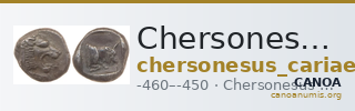 Chersonesus, Caria Cahn 1970 Series C.14-16 — CANOA
