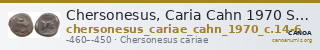 Chersonesus, Caria Cahn 1970 Series C.14-16 — CANOA