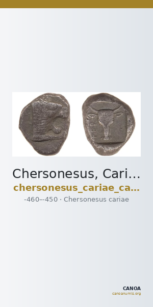 Chersonesus, Caria Cahn 1970 Series C.17-20 — CANOA