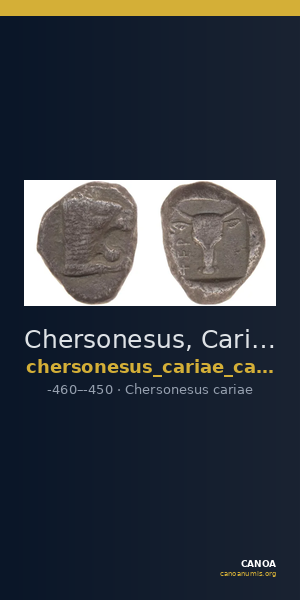 Chersonesus, Caria Cahn 1970 Series C.17-20 — CANOA