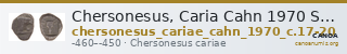 Chersonesus, Caria Cahn 1970 Series C.17-20 — CANOA