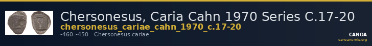 Chersonesus, Caria Cahn 1970 Series C.17-20 — CANOA