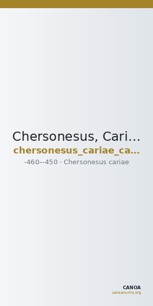 Chersonesus, Caria Cahn 1970 Series C.21-24 — CANOA