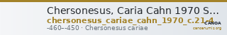 Chersonesus, Caria Cahn 1970 Series C.21-24 — CANOA