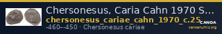 Chersonesus, Caria Cahn 1970 Series C.25 — CANOA