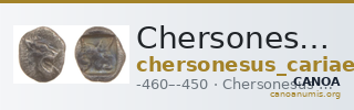 Chersonesus, Caria Cahn 1970 Series C.26-27, 29 — CANOA