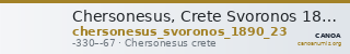 Chersonesus, Crete Svoronos 1890 (1972) 23 — CANOA