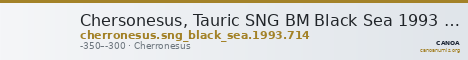 Chersonesus, Tauric SNG BM Black Sea 1993 714 — CANOA