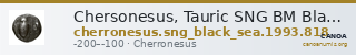 Chersonesus, Tauric SNG BM Black Sea 1993 818 — CANOA