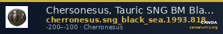 Chersonesus, Tauric SNG BM Black Sea 1993 818 — CANOA