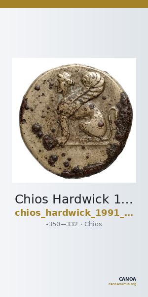 Chios Hardwick 1991 Bronze 350-325 — CANOA