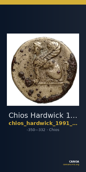 Chios Hardwick 1991 Bronze 350-325 — CANOA