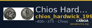 Chios Hardwick 1991 Bronze 400-375 — CANOA