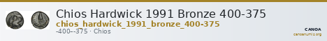 Chios Hardwick 1991 Bronze 400-375 — CANOA