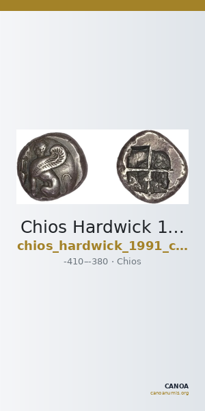 Chios Hardwick 1991 Chian 410-380 ar — CANOA