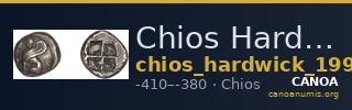 Chios Hardwick 1991 Chian 410-380 ar — CANOA