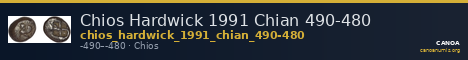 Chios Hardwick 1991 Chian 490-480 — CANOA
