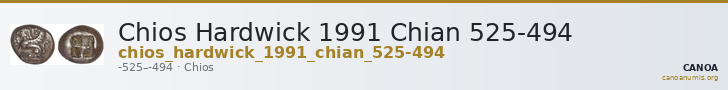 Chios Hardwick 1991 Chian 525-494 — CANOA