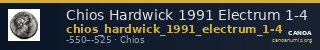Chios Hardwick 1991 Electrum 1-4 — CANOA