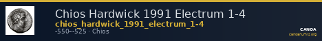 Chios Hardwick 1991 Electrum 1-4 — CANOA