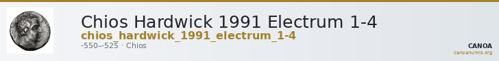 Chios Hardwick 1991 Electrum 1-4 — CANOA