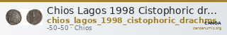 Chios Lagos 1998 Cistophoric drachms — CANOA