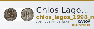 Chios Lagos 1998 Reduced Attic standard diobols — CANOA
