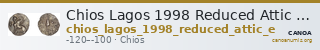 Chios Lagos 1998 Reduced Attic standard E — CANOA