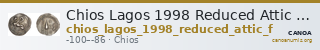 Chios Lagos 1998 Reduced Attic standard F — CANOA