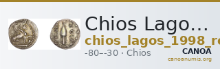 Chios Lagos 1998 Reduced denarius standard — CANOA
