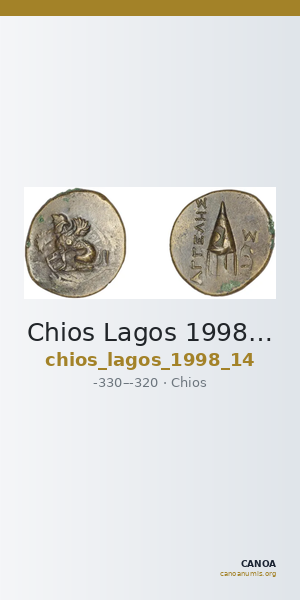 Chios Lagos 1998 Series 14 — CANOA