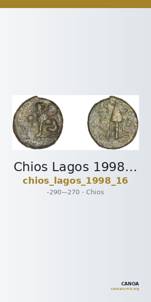 Chios Lagos 1998 Series 16 — CANOA