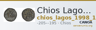 Chios Lagos 1998 Series 18 (Sphinx/Thyrsus) — CANOA