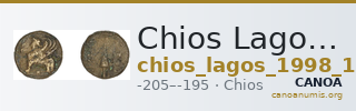 Chios Lagos 1998 Series 18 — CANOA