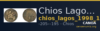 Chios Lagos 1998 Series 18 — CANOA
