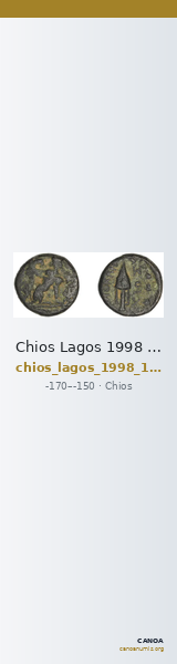 Chios Lagos 1998 Series 19.A-B — CANOA