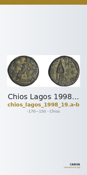 Chios Lagos 1998 Series 19.A-B — CANOA