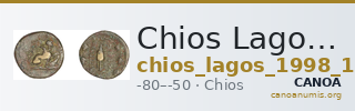 Chios Lagos 1998 Series 19.F — CANOA